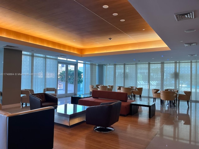lobby with visible vents