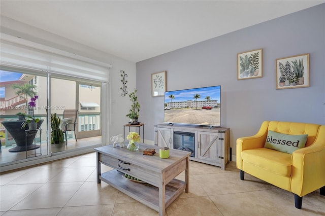 5300 Washington St Unit I203, Hollywood, FL 33021 - living room featuring tile patterned flooring
