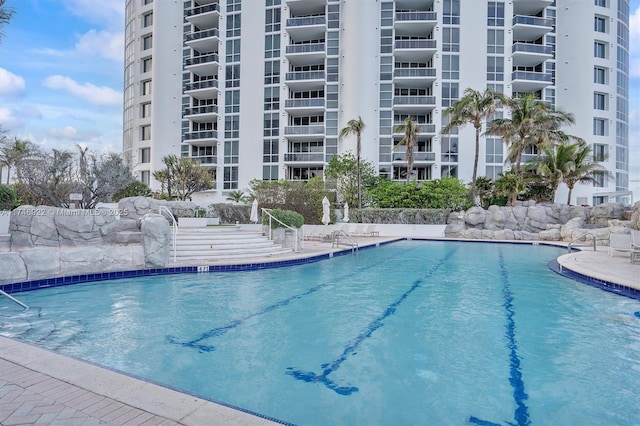 view of community pool