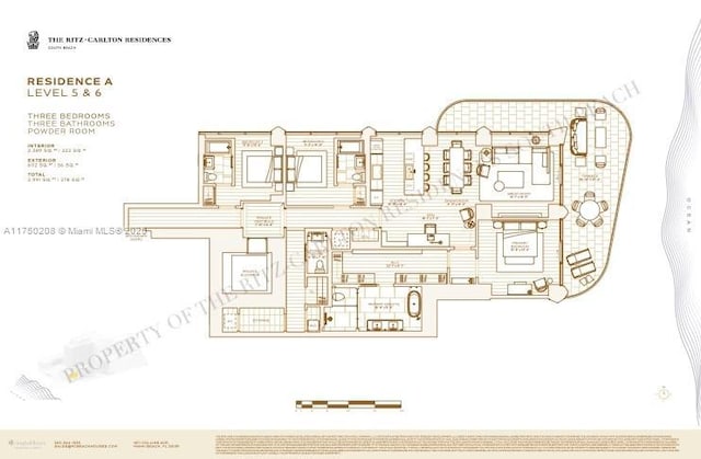 1671 Collins Ave Unit 5A, Miami Beach, FL 33139 - plan