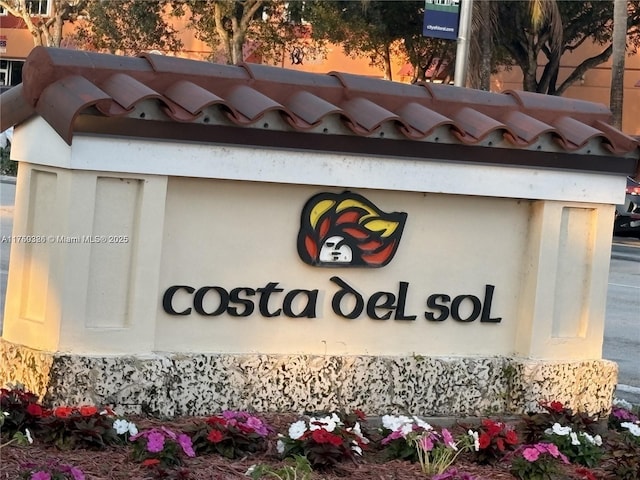 9943 Costa Del Sol Blvd Unit B-108A, Doral, FL 33178 - view of community sign