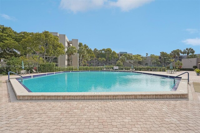 view of pool