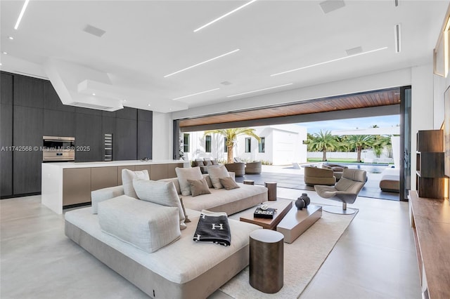 living area with plenty of natural light