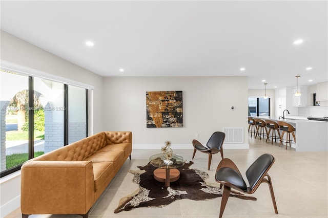 22274 SW 61st Ave, Boca Raton, FL 33428 - living area featuring recessed lighting