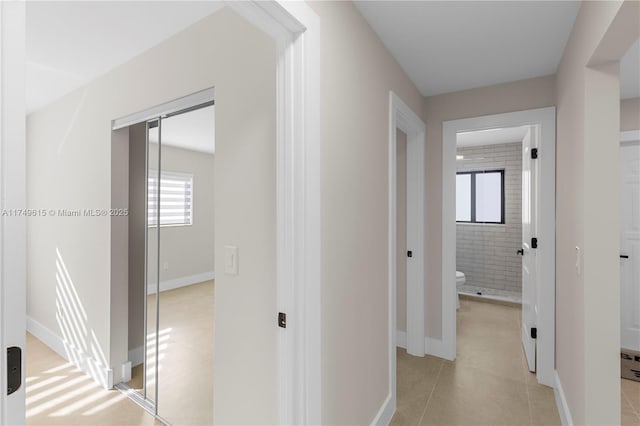 22274 SW 61st Ave, Boca Raton, FL 33428 - hall with light tile patterned flooring and baseboards