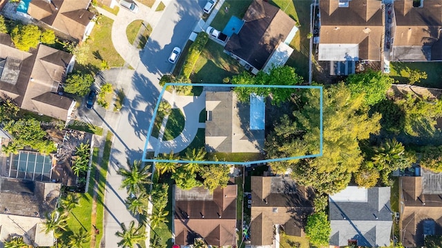 22274 SW 61st Ave, Boca Raton, FL 33428 - aerial perspective of suburban area with property boundaries highlighted