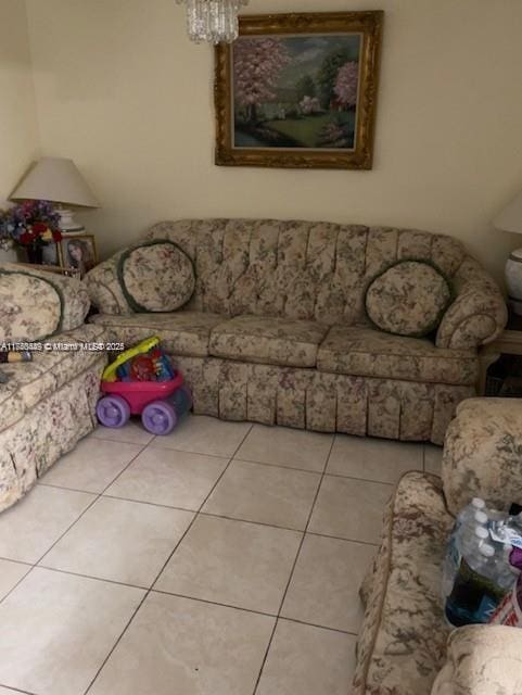 1350 SW 122nd Ave Unit 317, Miami, FL 33184 - living room featuring light tile patterned floors