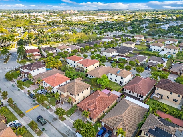 birds eye view of property featuring a residential view