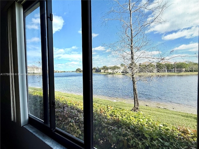 property view of water