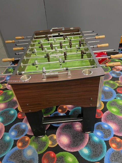 view of rec room