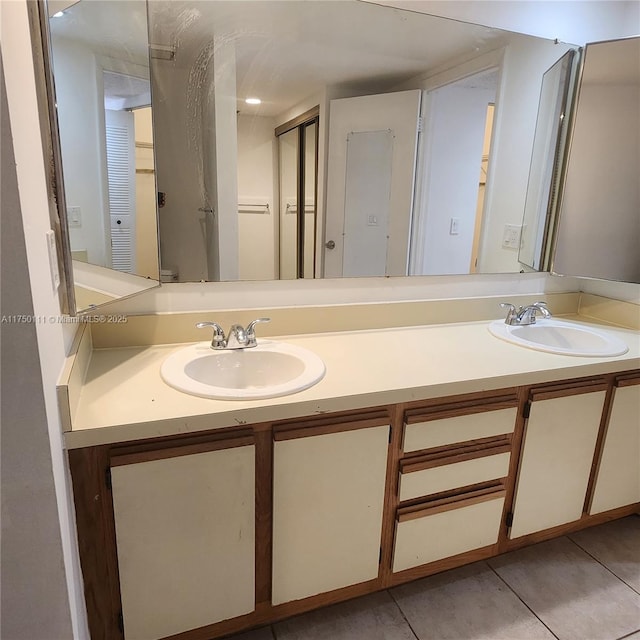 4149 Wimbledon Dr Unit 4149, Cooper City, FL 33026 - full bathroom featuring tile patterned floors and double vanity