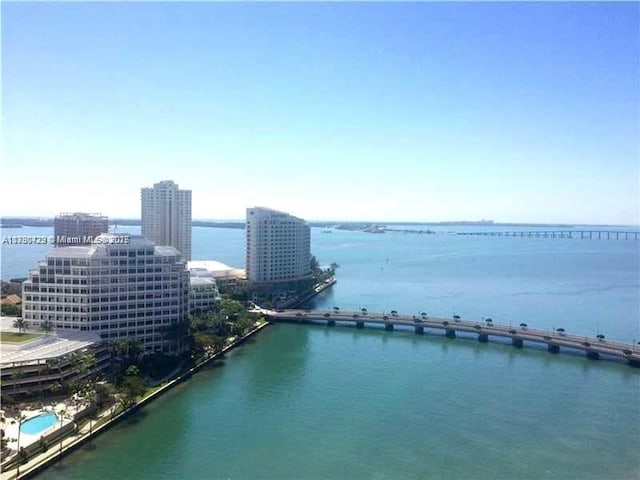 495 Brickell Ave Unit 2102, Miami, FL 33131 - water view with a view of city