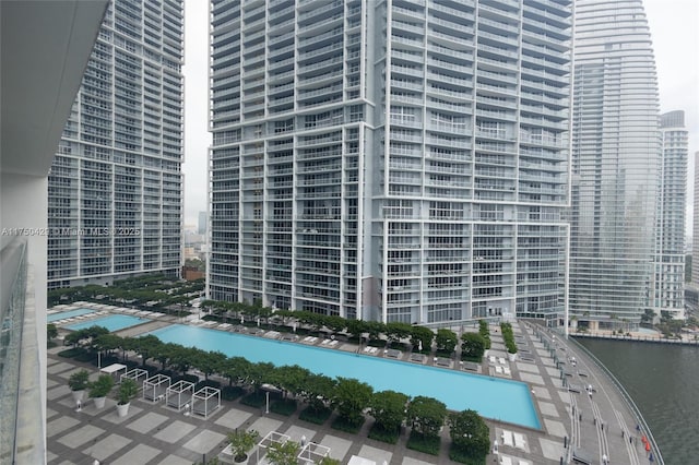495 Brickell Ave Unit 2102, Miami, FL 33131 - view of property with a water view and a city view
