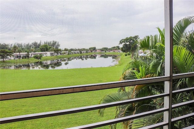 view of water feature