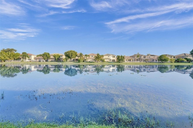 water view with a residential view