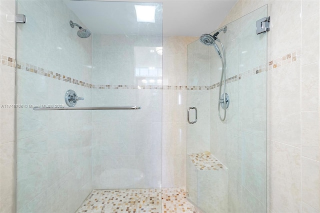 full bath featuring a stall shower