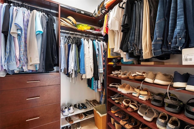 view of spacious closet