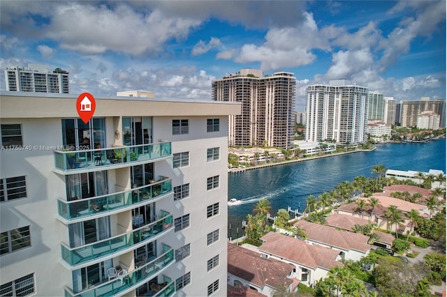 19390 Collins Ave Unit Ph-24, Sunny Isles Beach, FL 33160 - view of apartment building / complex featuring a water view and a city view