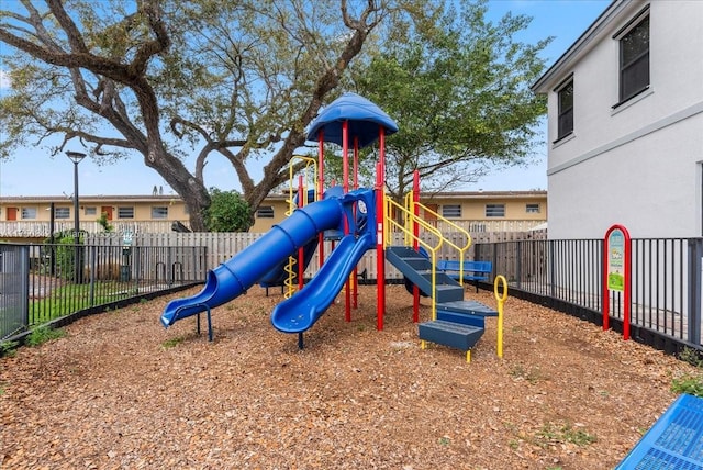 community playground featuring fence