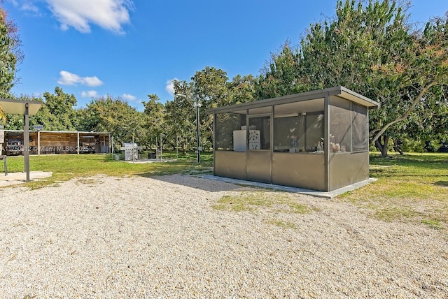 view of outbuilding