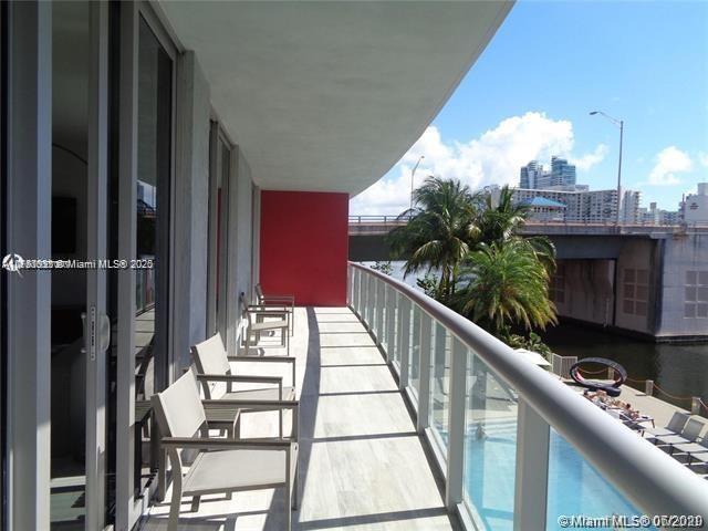 balcony featuring a view of city