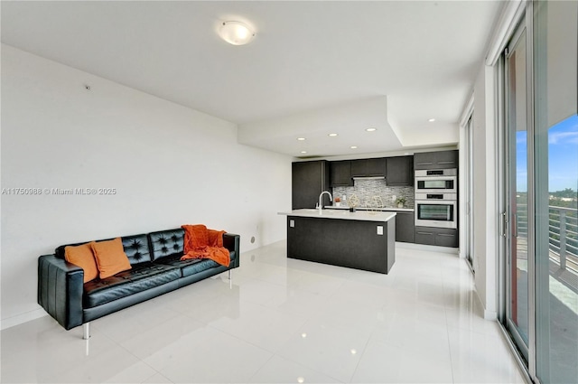 7875 NW 107th Ave Unit 518, Doral, FL 33178 - living area featuring recessed lighting