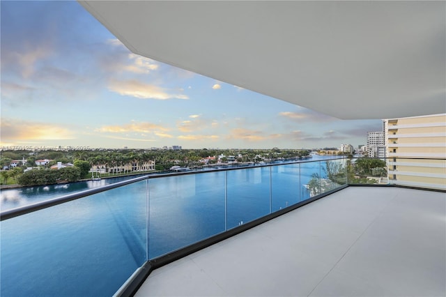 5500 Collins Ave Unit 802, Miami Beach, FL 33140 - balcony with a view of city and a water view