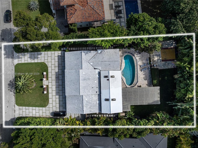 drone / aerial view