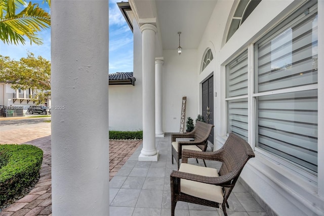 view of patio / terrace featuring a porch