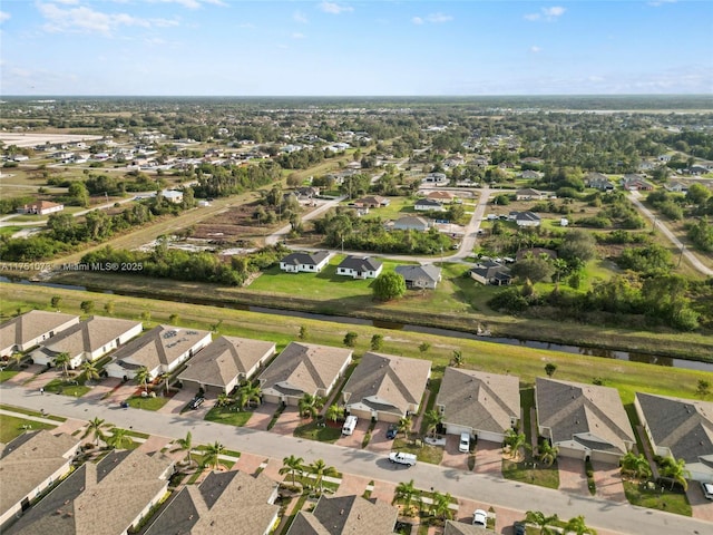 bird's eye view featuring a residential view