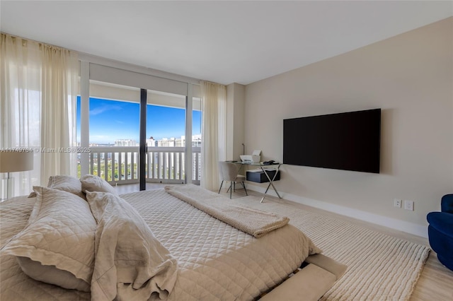 2000 Island Blvd Unit 3010, Aventura, FL 33160 - bedroom with access to outside and floor to ceiling windows
