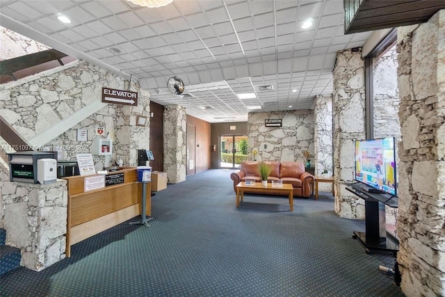 reception area with visible vents