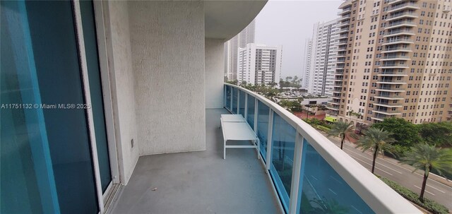 1945 S Ocean Dr Unit 701, Hallandale Beach, FL 33009 - balcony featuring a view of city