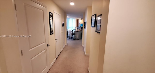 1945 S Ocean Dr Unit 701, Hallandale Beach, FL 33009 - corridor with baseboards and light colored carpet