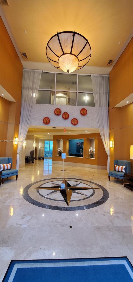 1945 S Ocean Dr Unit 701, Hallandale Beach, FL 33009 - building lobby with visible vents