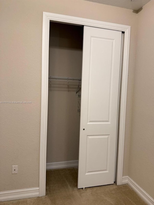 view of closet