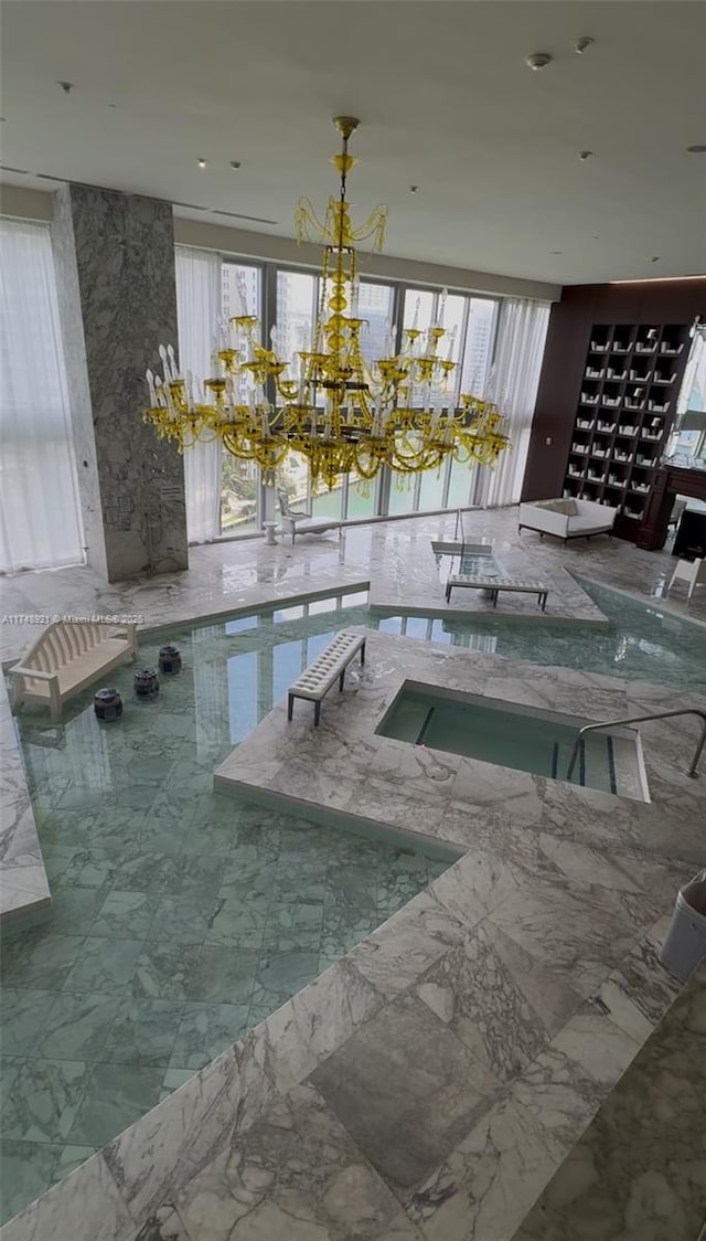 view of indoor pool