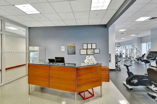 reception area featuring visible vents