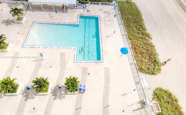 2751 S Ocean Dr Unit 1003N, Hollywood, FL 33019 - bird's eye view of a pool