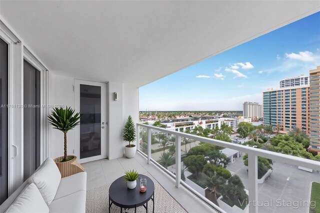 2751 S Ocean Dr Unit 1003N, Hollywood, FL 33019 - balcony featuring a city view