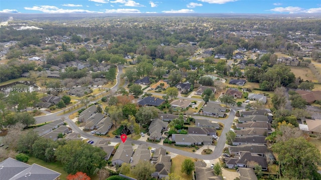 birds eye view of property featuring a residential view