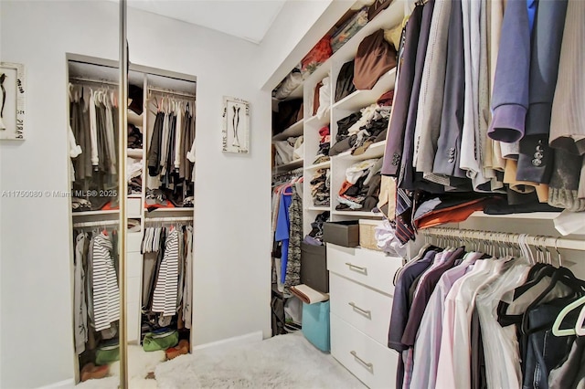 view of spacious closet