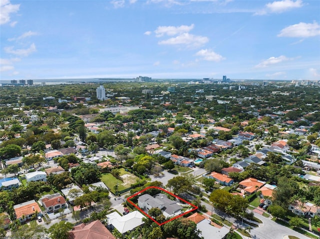 1651 SW 13th Ave, Miami, FL 33145 - view of urban area featuring property parcel outlined