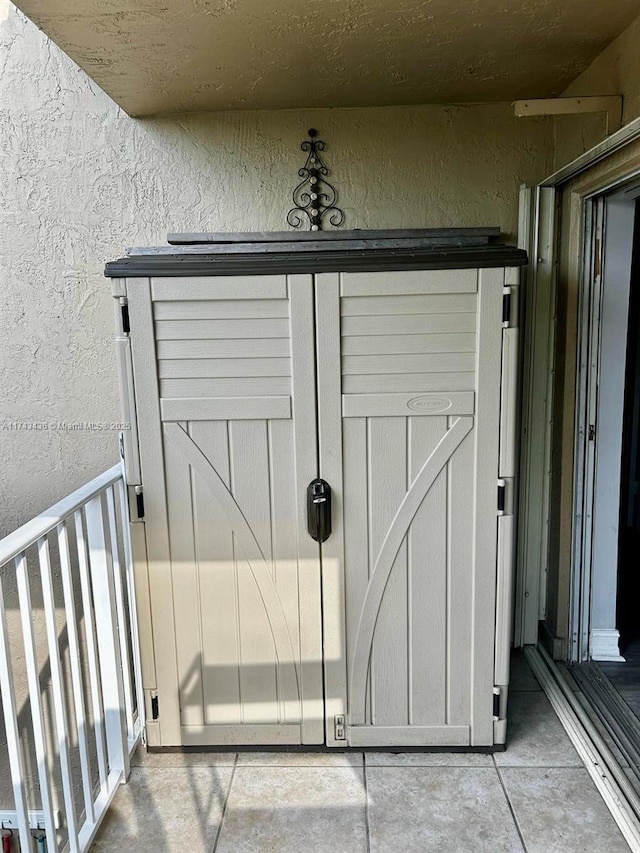 view of outbuilding with an outdoor structure