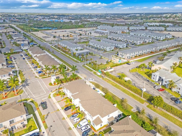 drone / aerial view featuring a residential view