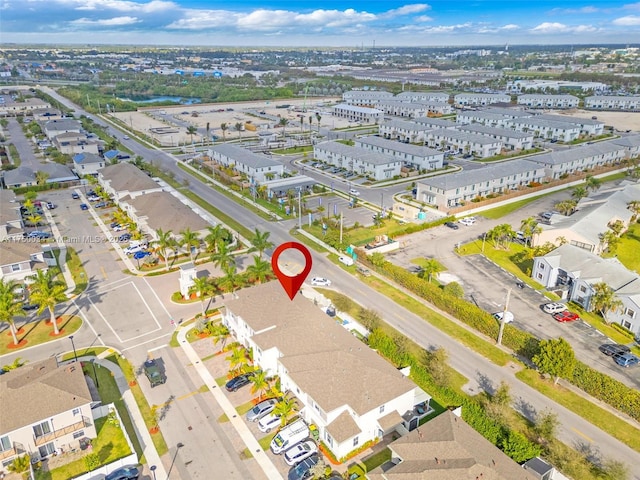 birds eye view of property featuring a residential view