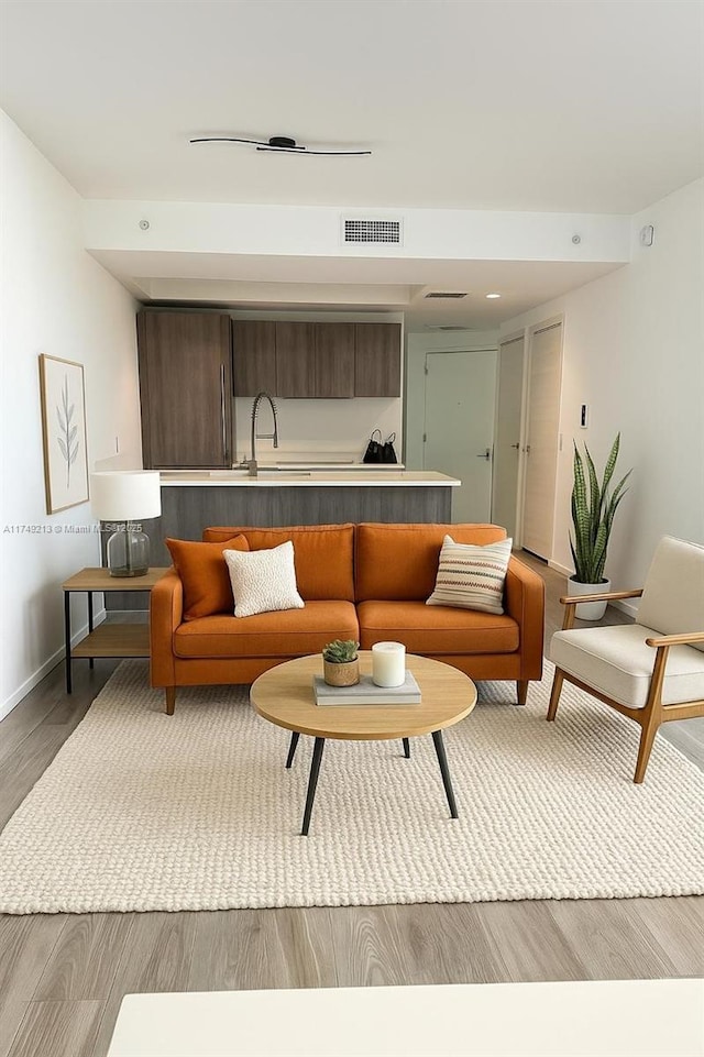 801 S Miami Ave Unit 1808, Miami, FL 33130 - living area featuring wood finished floors and baseboards