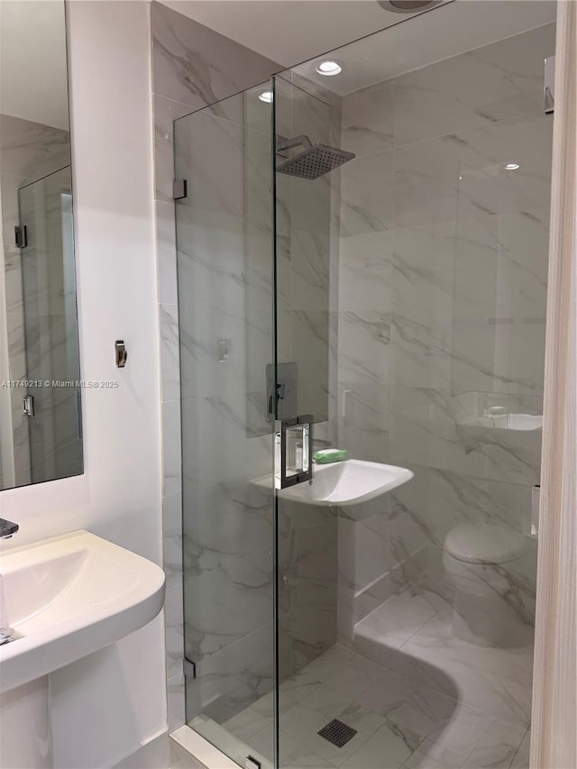 801 S Miami Ave Unit 1808, Miami, FL 33130 - bathroom with a marble finish shower