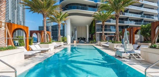 801 S Miami Ave Unit 1808, Miami, FL 33130 - community pool with a patio
