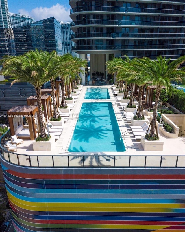 801 S Miami Ave Unit 1808, Miami, FL 33130 - view of swimming pool with a view of city